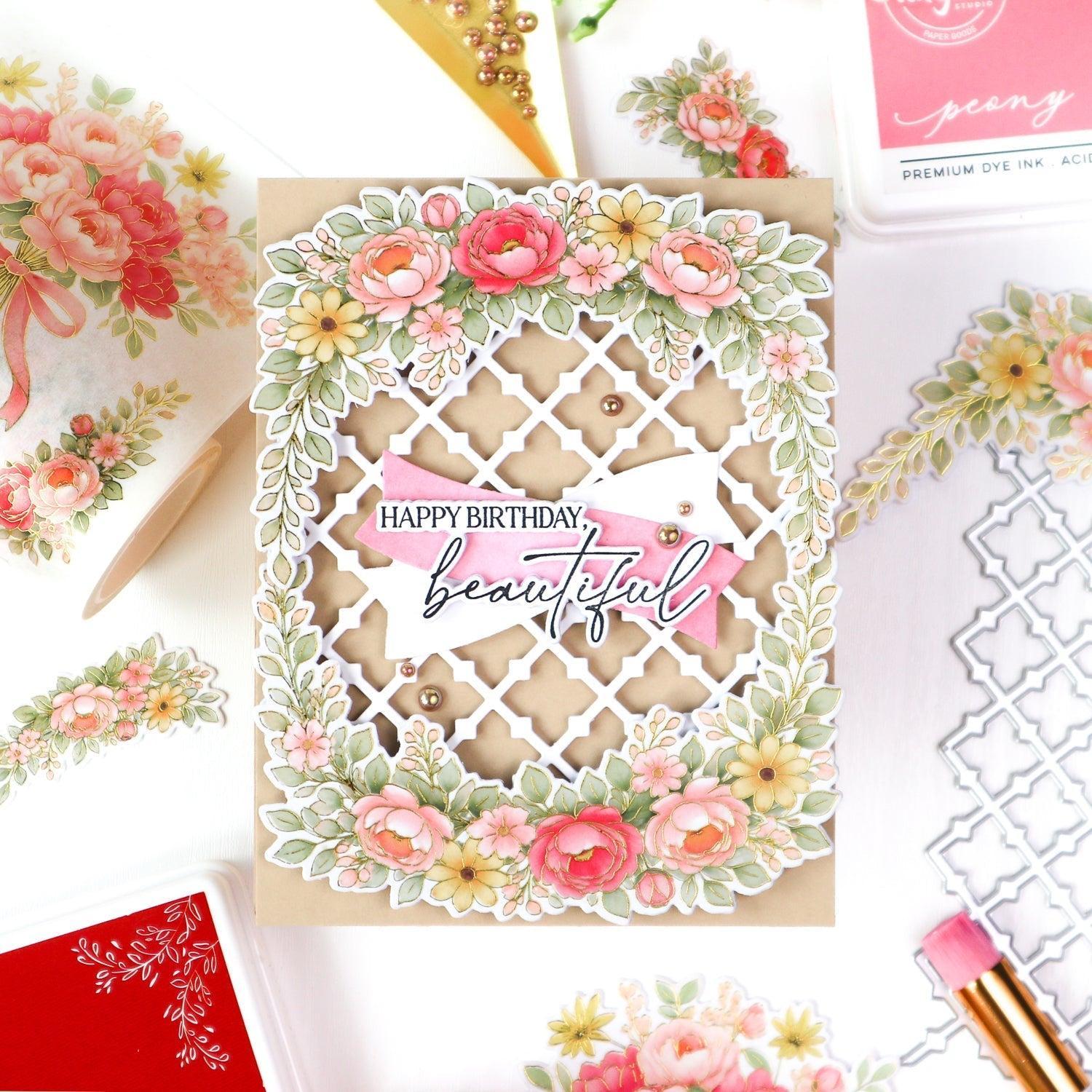Pinkfresh Studio - Dies - Celebrate in Blooms-ScrapbookPal