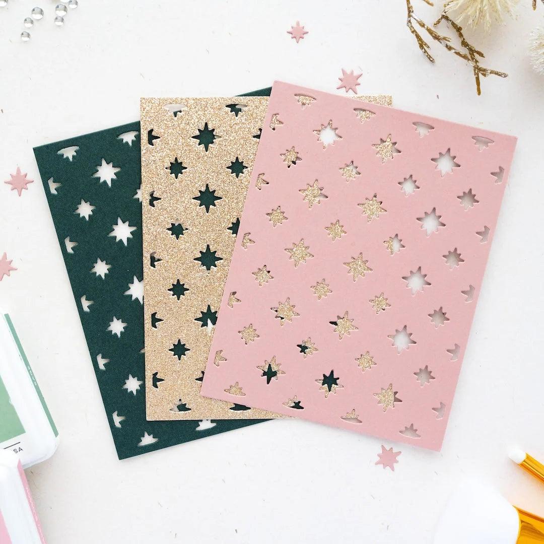 Pinkfresh Studio - Dies - Celestial Quilt Coverplate-ScrapbookPal