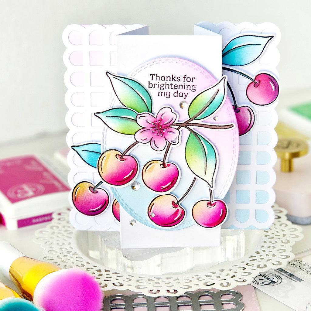 Pinkfresh Studio - Clear Stamps - Cherry Bliss-ScrapbookPal