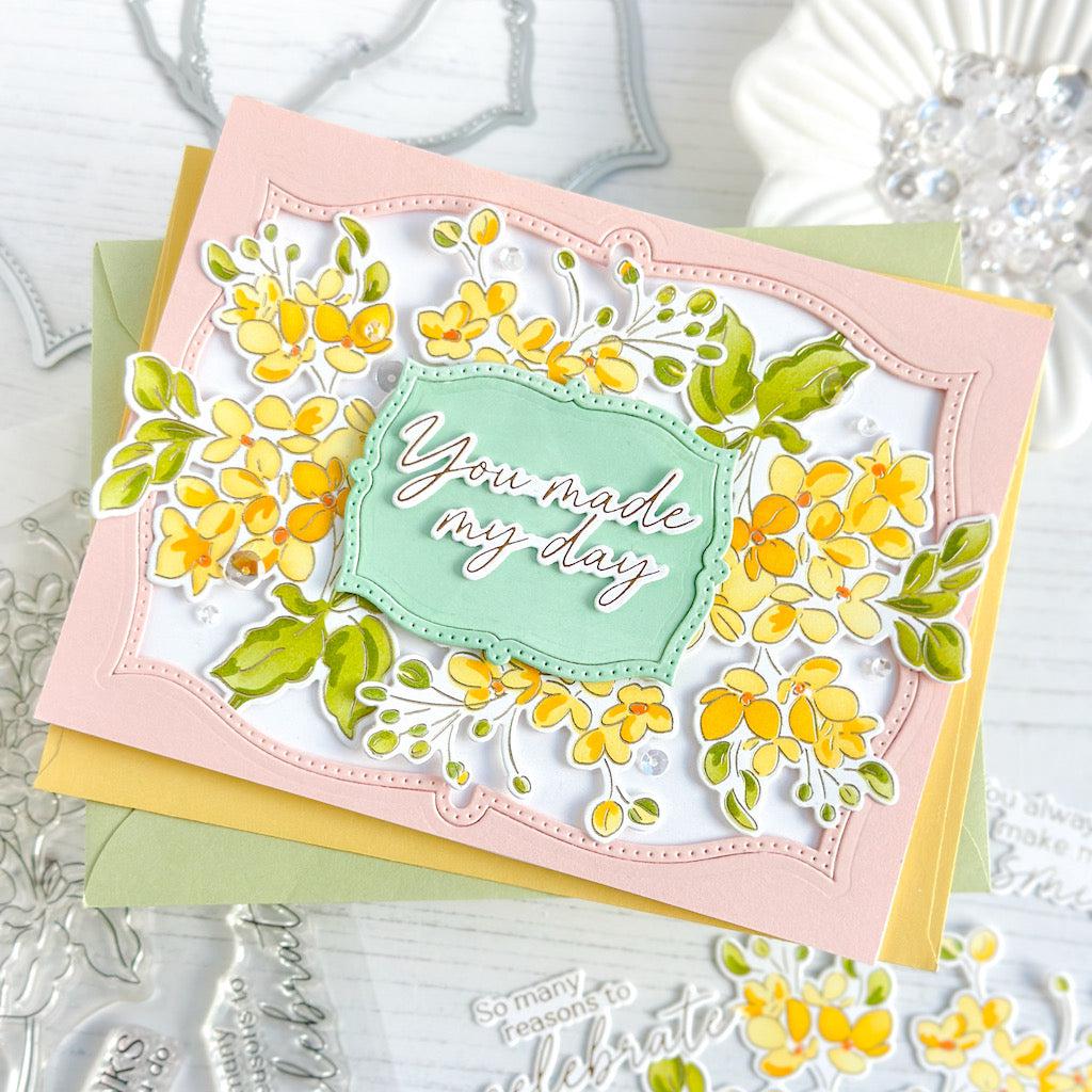 Pinkfresh Studio - Dies - Dotted Fancy Frames-ScrapbookPal