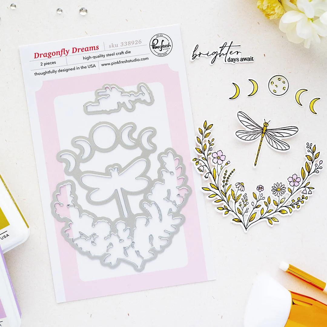 Pinkfresh Studio - Dies - Dragonfly Dreams-ScrapbookPal