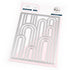 Pinkfresh Studio - Dies - Elevated Rainbows Cover Plate-ScrapbookPal