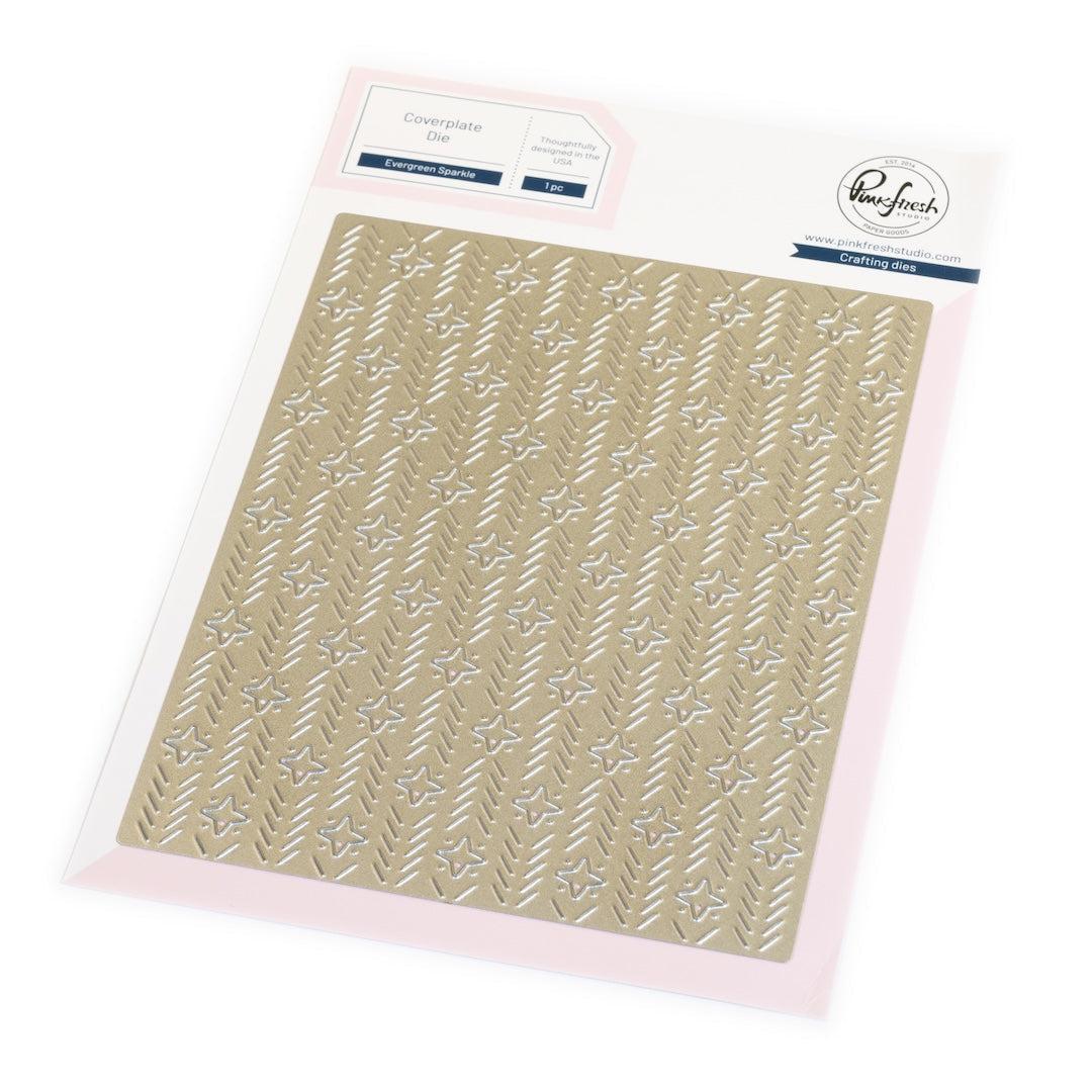 Pinkfresh Studio - Dies - Evergreen Sparkle Coverplate-ScrapbookPal