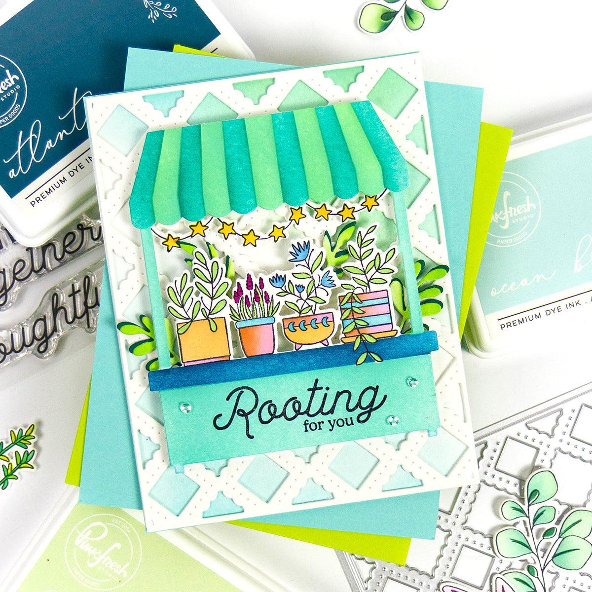Pinkfresh Studio - Dies - Flower Market-ScrapbookPal