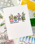 Pinkfresh Studio - Stencils - Flower Market-ScrapbookPal