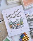 Pinkfresh Studio - Stencils - Flower Market-ScrapbookPal