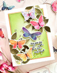 Pinkfresh Studio - Dies - Fluttering Butterflies-ScrapbookPal
