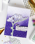 Pinkfresh Studio - Press Plates - Freesia Flourish-ScrapbookPal
