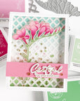 Pinkfresh Studio - Press Plates - Freesia Flourish-ScrapbookPal