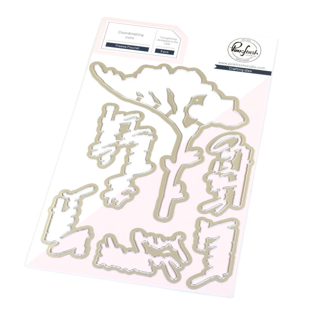 Pinkfresh Studio - Dies - Freesia Flourish-ScrapbookPal