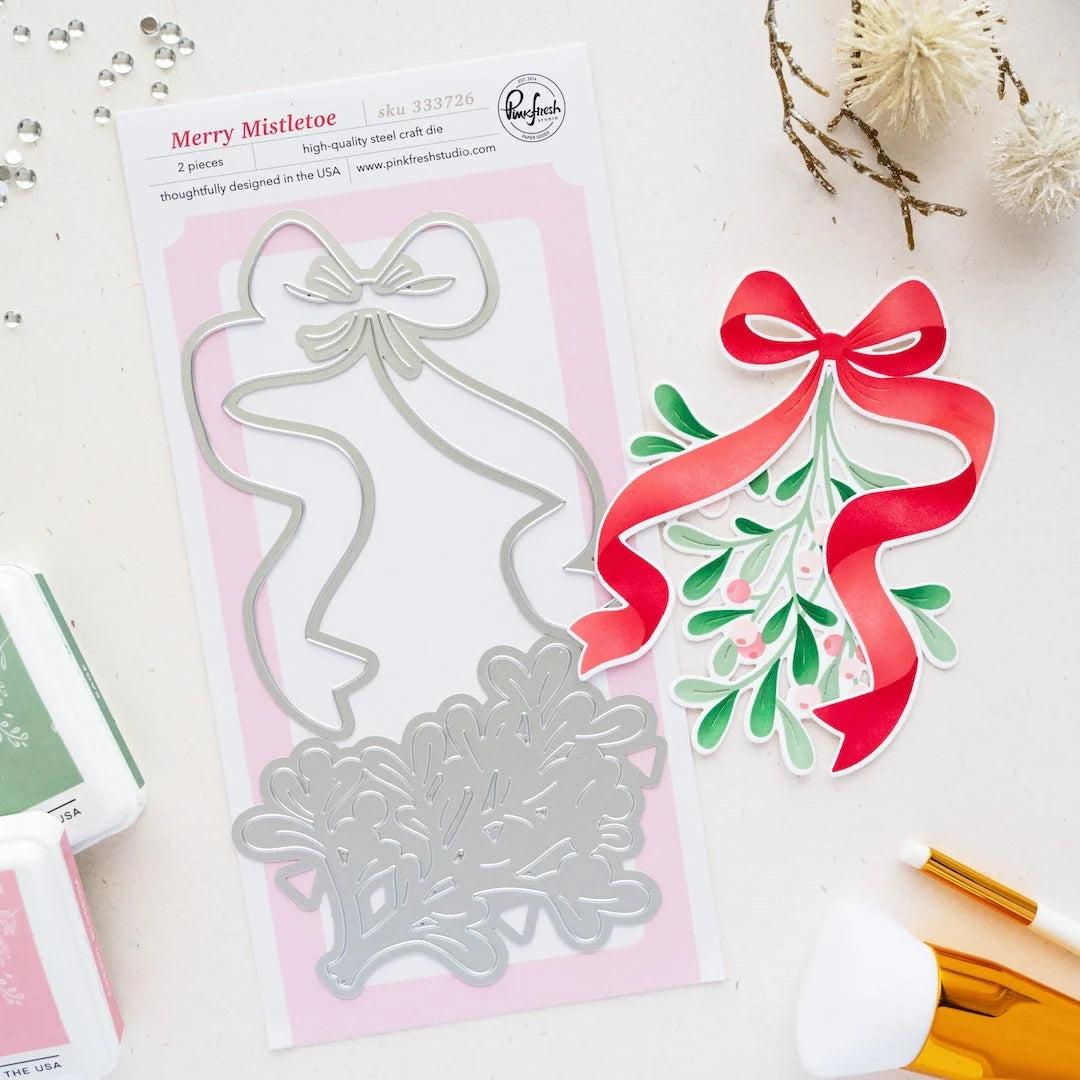 Pinkfresh Studio - Dies - Merry Mistletoe-ScrapbookPal