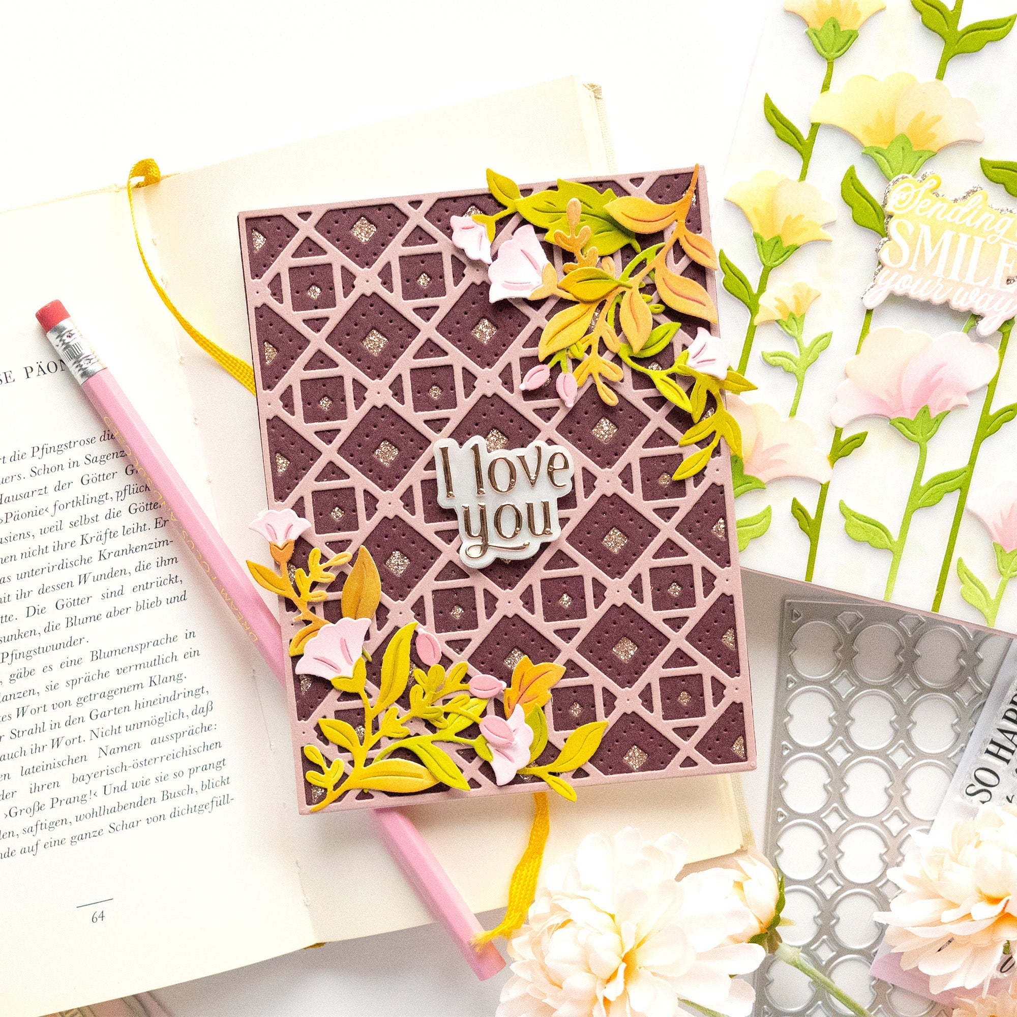 Pinkfresh Studio - Dies - Diamond Delight Coverplate-ScrapbookPal