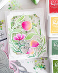Pinkfresh Studio - Stencils - Moonlit Blooms-ScrapbookPal