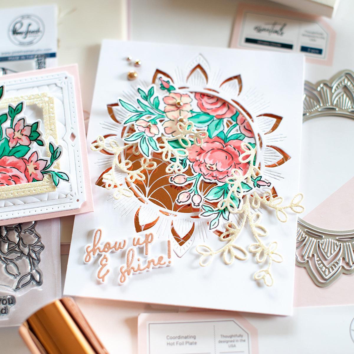 Pinkfresh Studio - Dies - Ornate Circle-ScrapbookPal