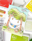 Pinkfresh Studio - Cling Stamps - Peaceful Pause-ScrapbookPal