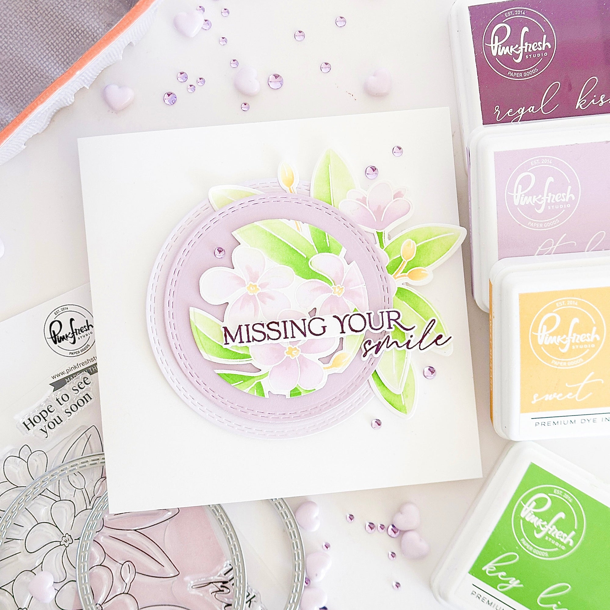 Pinkfresh Studio - Dies - Plumeria-ScrapbookPal