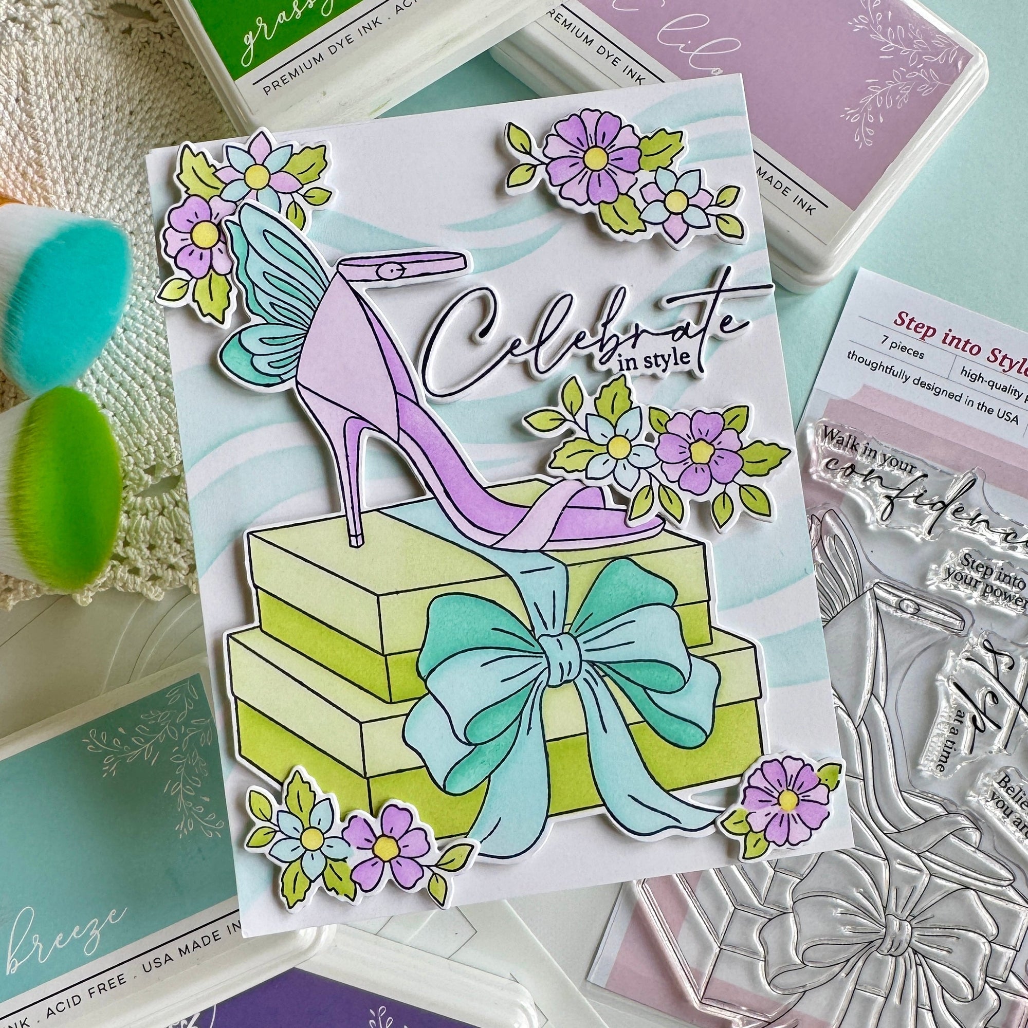 Pinkfresh Studio - Dies - Step Into Style-ScrapbookPal