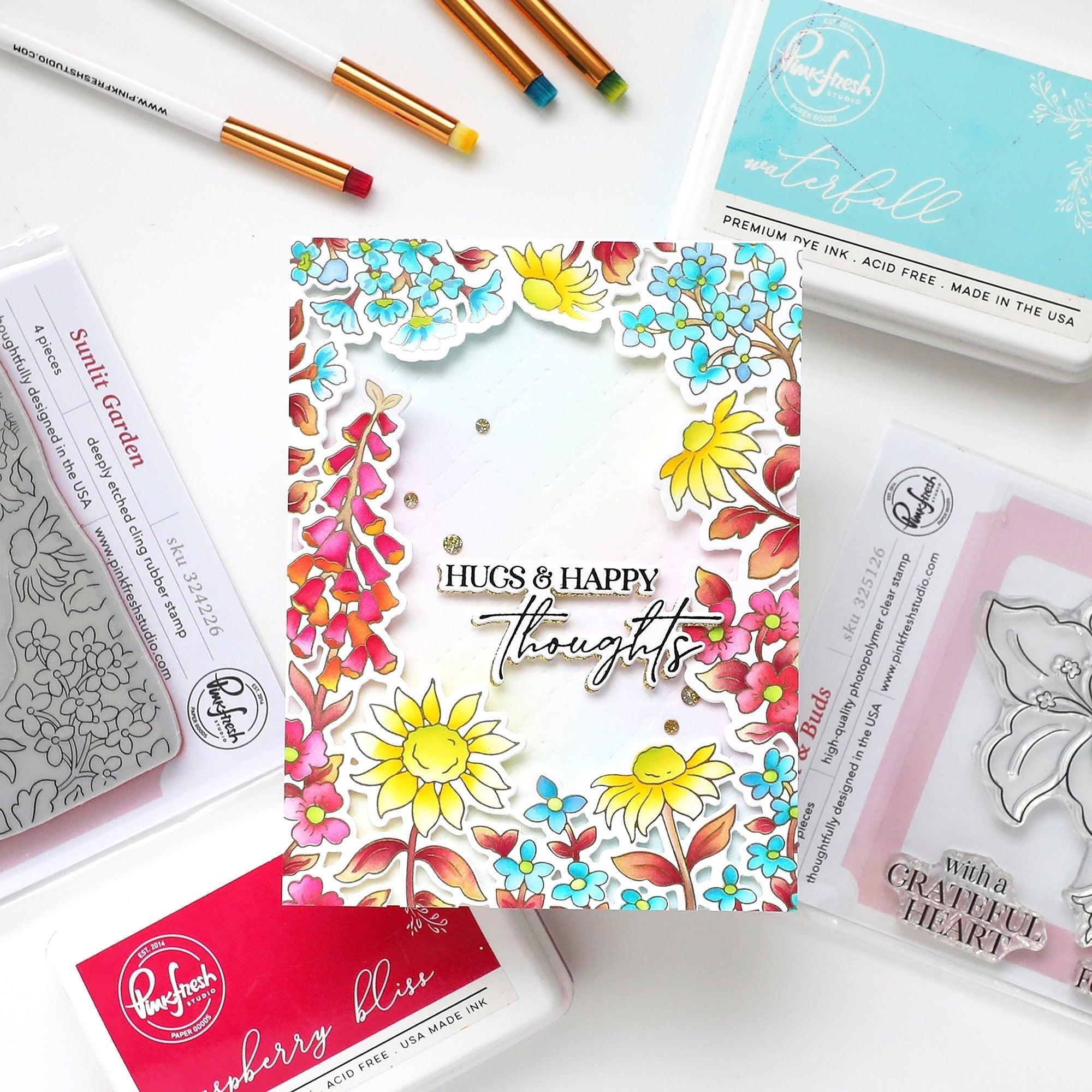 Pinkfresh Studio - Dies - Sunlit Garden-ScrapbookPal