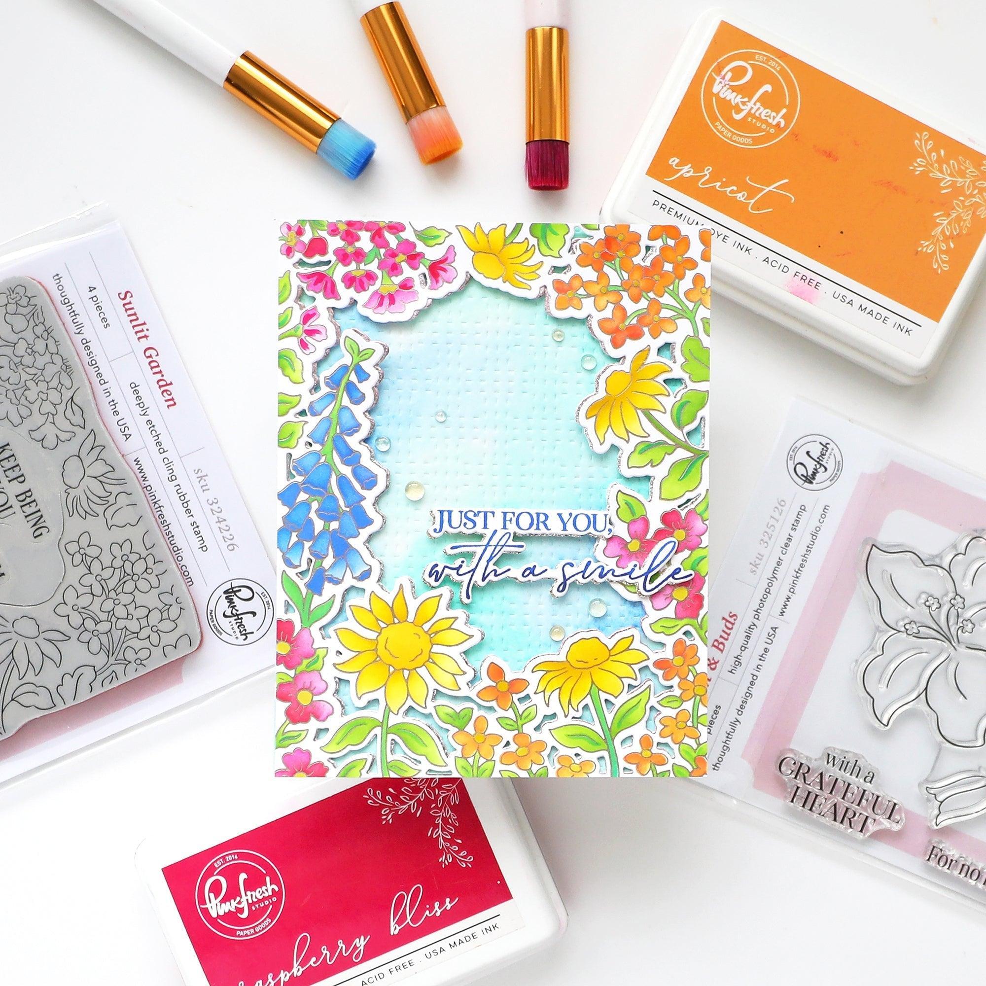 Pinkfresh Studio - Dies - Sunlit Garden-ScrapbookPal