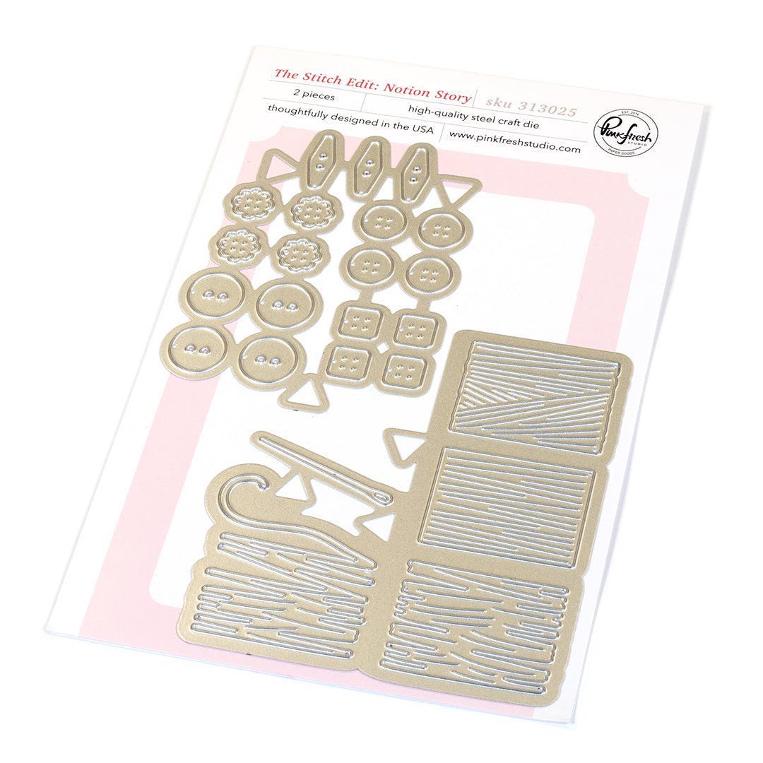 Pinkfresh Studio - Dies - The Stitch Edit: Notion Story-ScrapbookPal