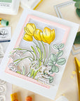 Pinkfresh Studio - Stencils - Timeless Tulips-ScrapbookPal