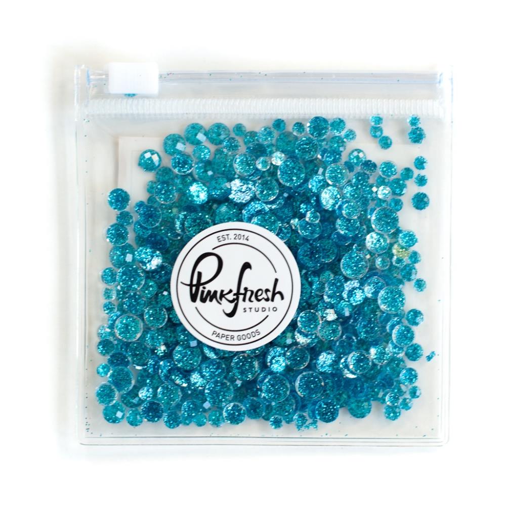 Pinkfresh Studio - Glitter Drops - Lagoon-ScrapbookPal