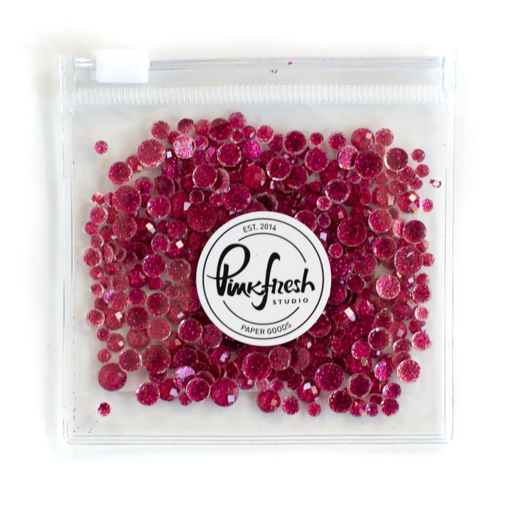 Pinkfresh Studio - Glitter Drops - Magenta-ScrapbookPal