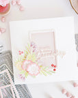 Pinkfresh Studio - Press Plates - Berries & Blossoms-ScrapbookPal