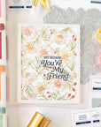 Pinkfresh Studio - Press Plates - Breezy Blossoms-ScrapbookPal