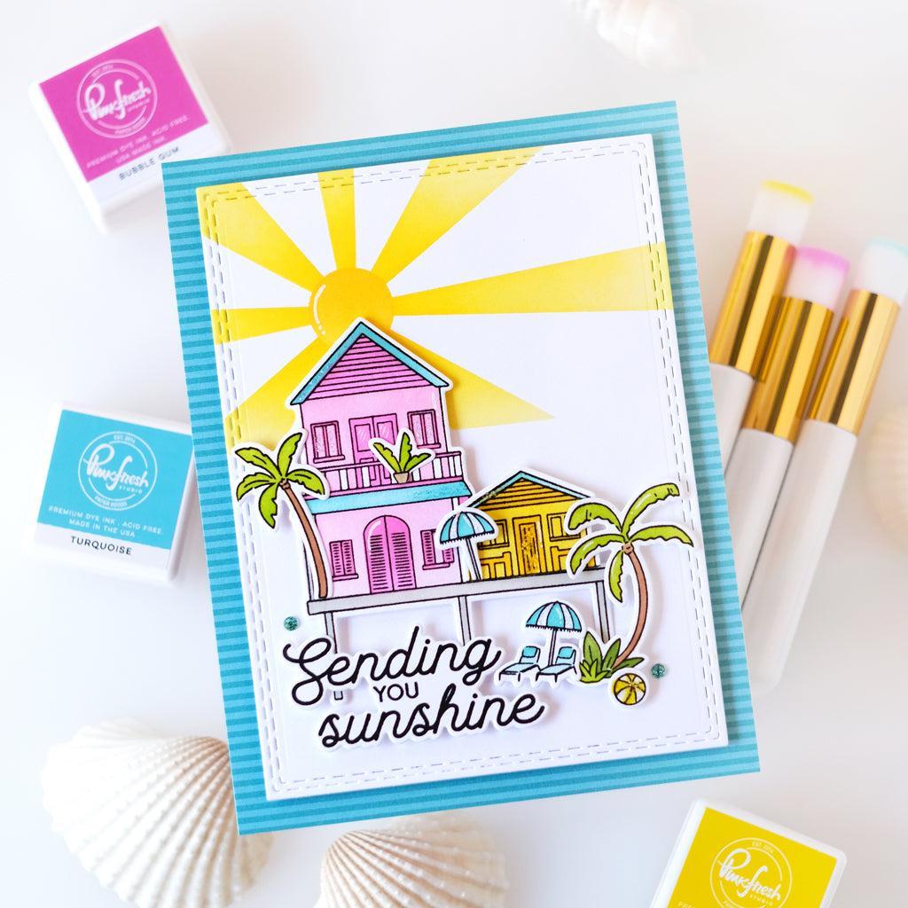 Pinkfresh Studio - Press Plates - Coastal Paradise-ScrapbookPal