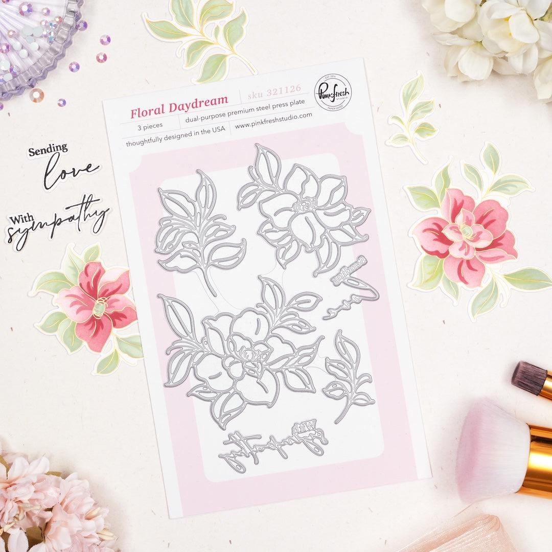 Pinkfresh Studio - Press Plates - Floral Daydream-ScrapbookPal