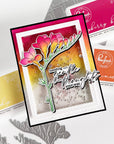 Pinkfresh Studio - Press Plates - Freesia Flourish-ScrapbookPal