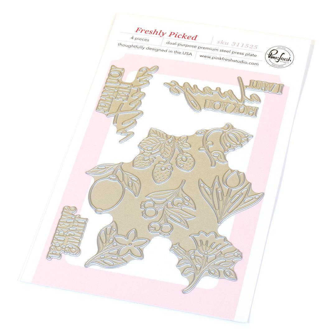 Pinkfresh Studio - Press Plates - Freshly Picked-ScrapbookPal