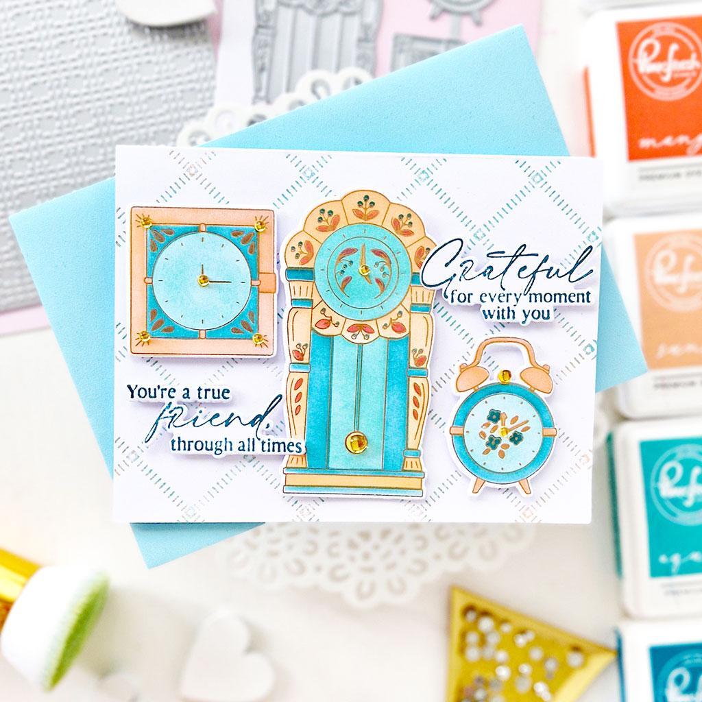 Pinkfresh Studio - Stencils - Good Times-ScrapbookPal