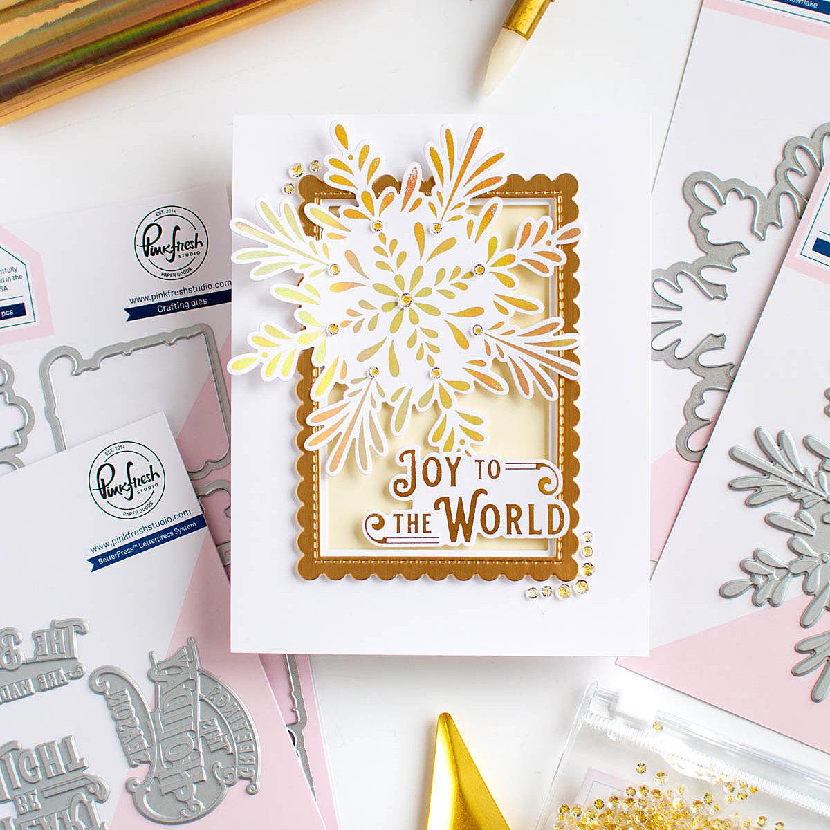 Pinkfresh Studio - Press Plates - Holiday Greetings Sentiments-ScrapbookPal