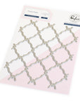 Pinkfresh Studio - Press Plates - Interlaced Quatrefoil-ScrapbookPal