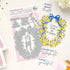 Pinkfresh Studio - Press Plates - Lemon Blossom Crest-ScrapbookPal