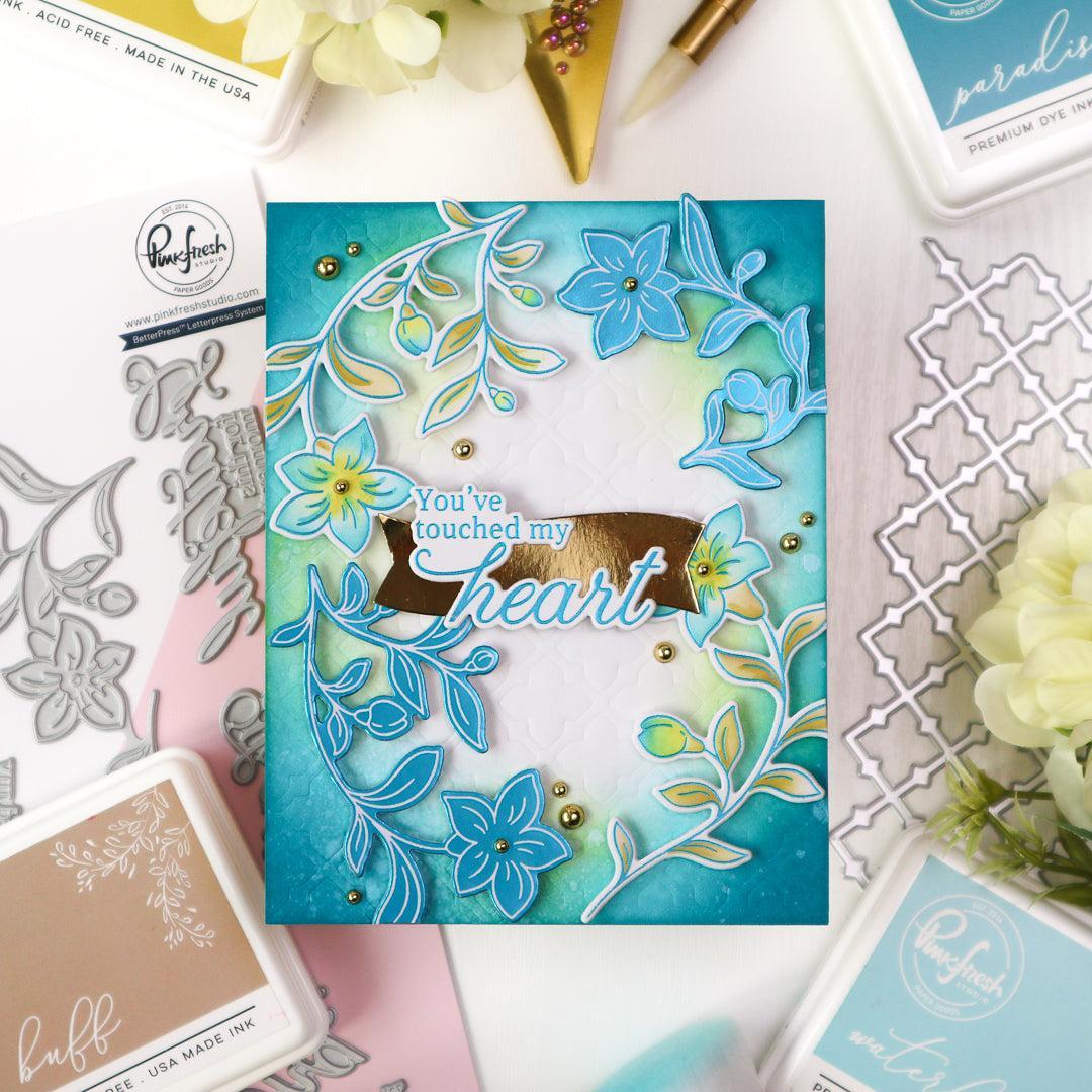 Pinkfresh Studio - Press Plates - Lush Elegance-ScrapbookPal