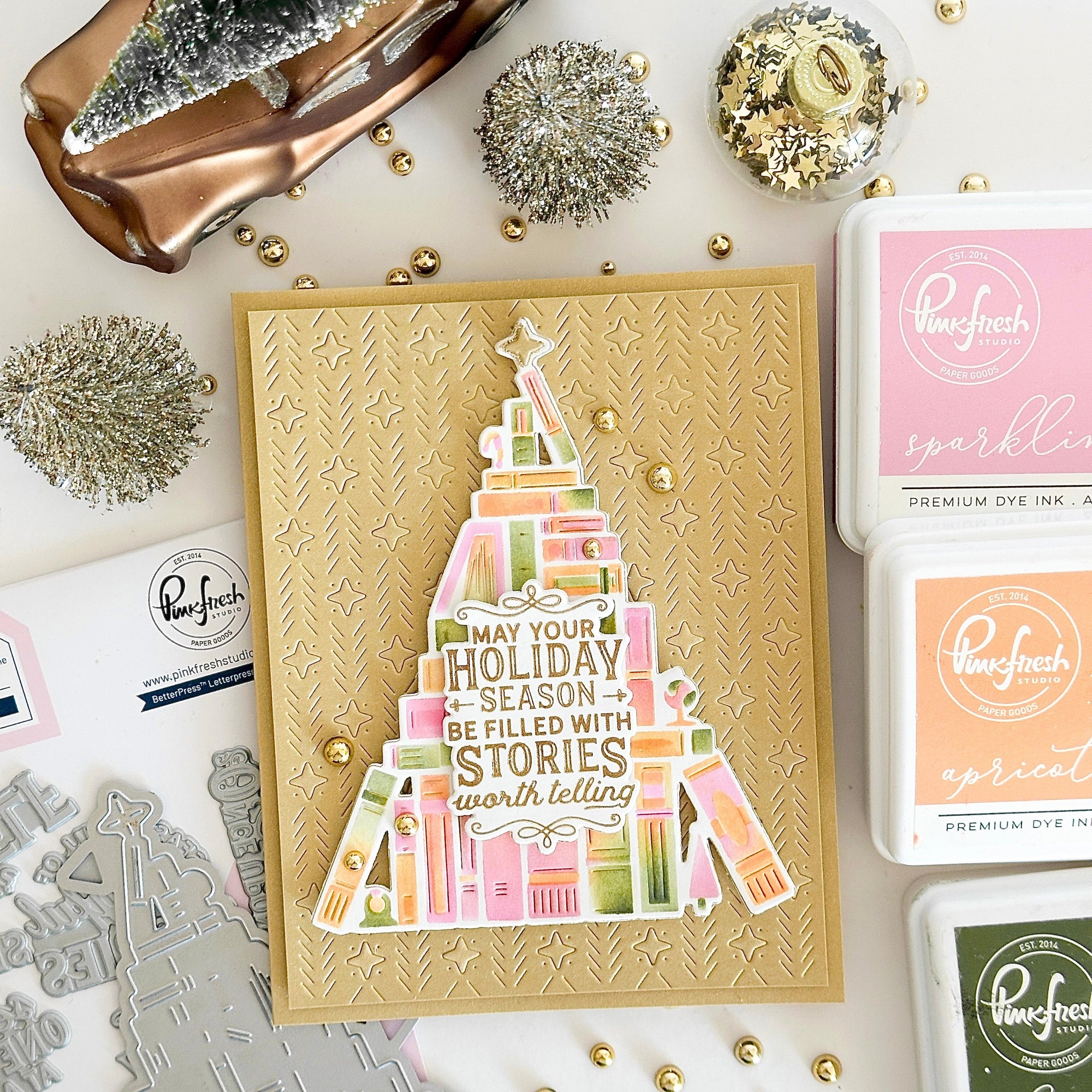 Pinkfresh Studio - Press Plates - Once Upon a Holiday-ScrapbookPal