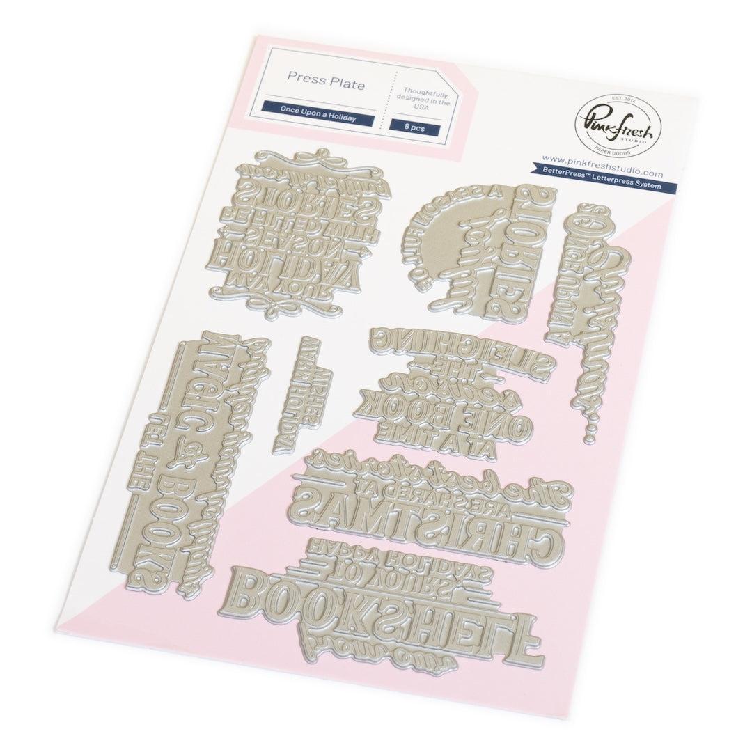 Pinkfresh Studio - Press Plates - Once Upon a Holiday-ScrapbookPal