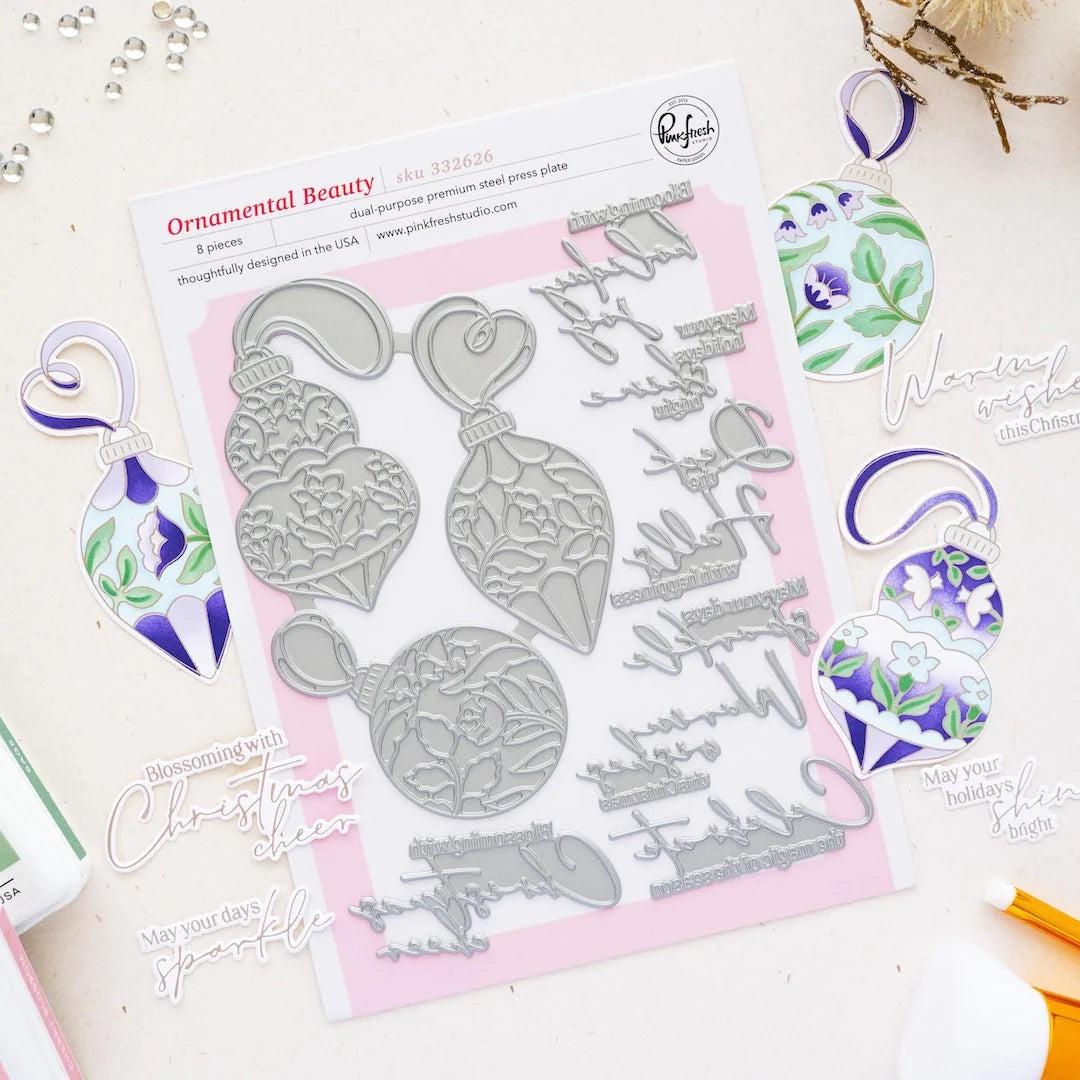 Pinkfresh Studio - Press Plates - Ornamental Beauty-ScrapbookPal