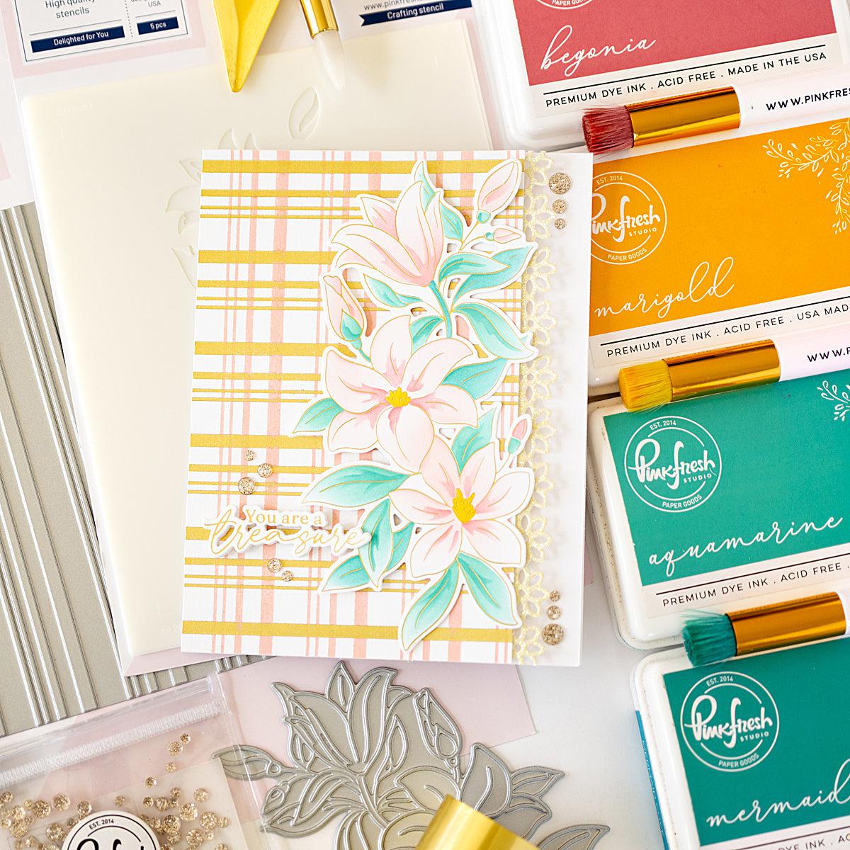 Pinkfresh Studio - Press Plates - Plaid – ScrapbookPal