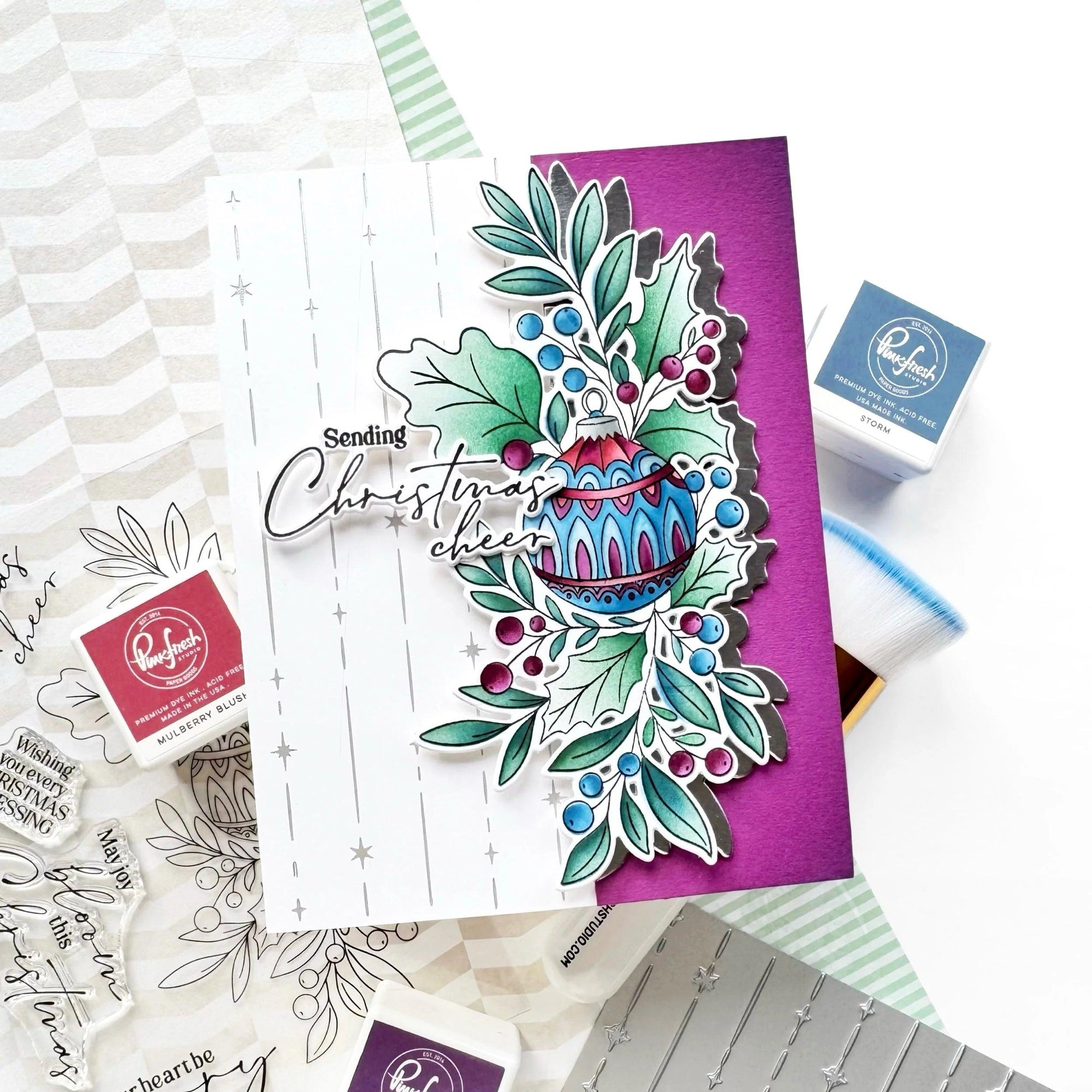 Pinkfresh Studio - Press Plates - Starlit Strands-ScrapbookPal