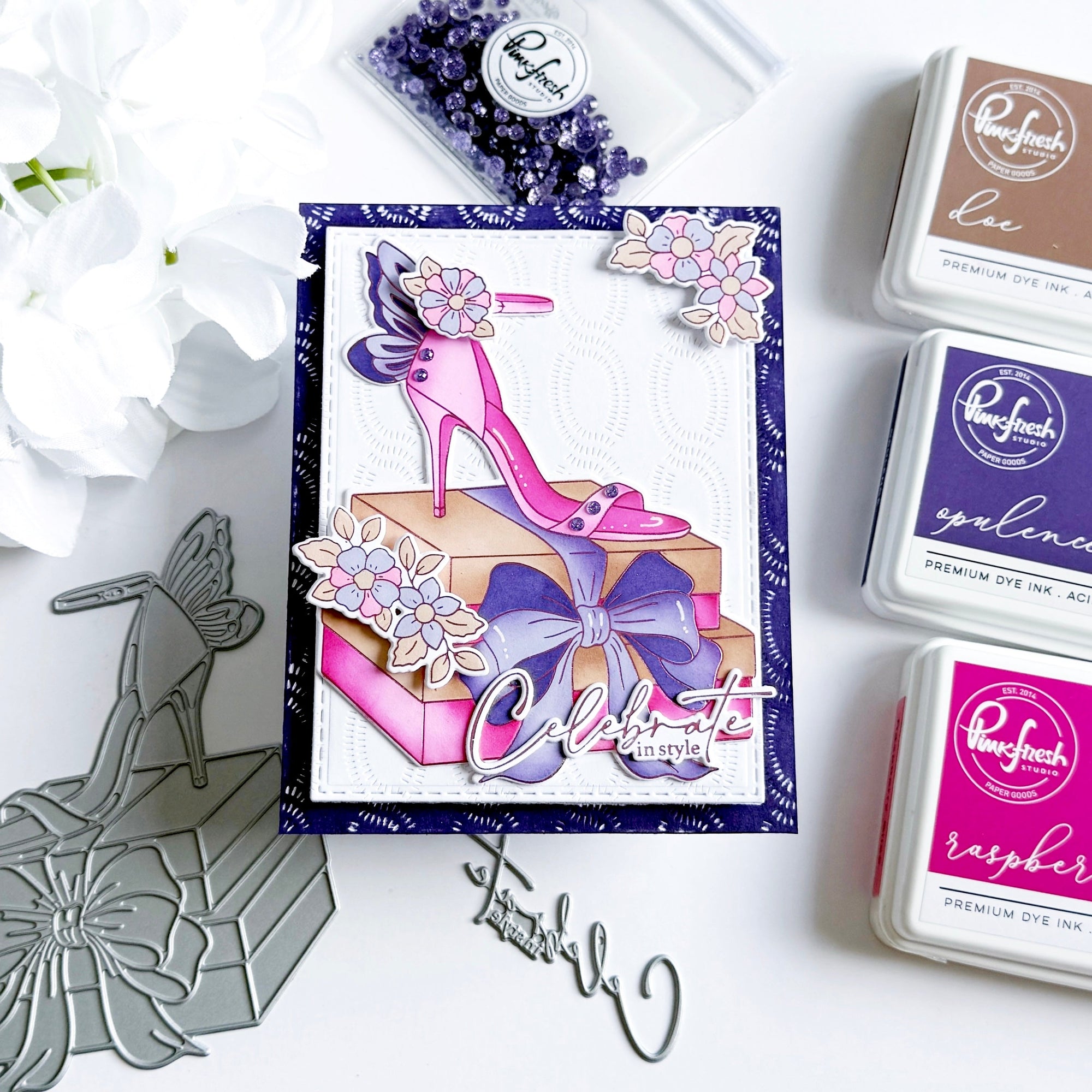 Pinkfresh Studio - Press Plates - Step Into Style-ScrapbookPal