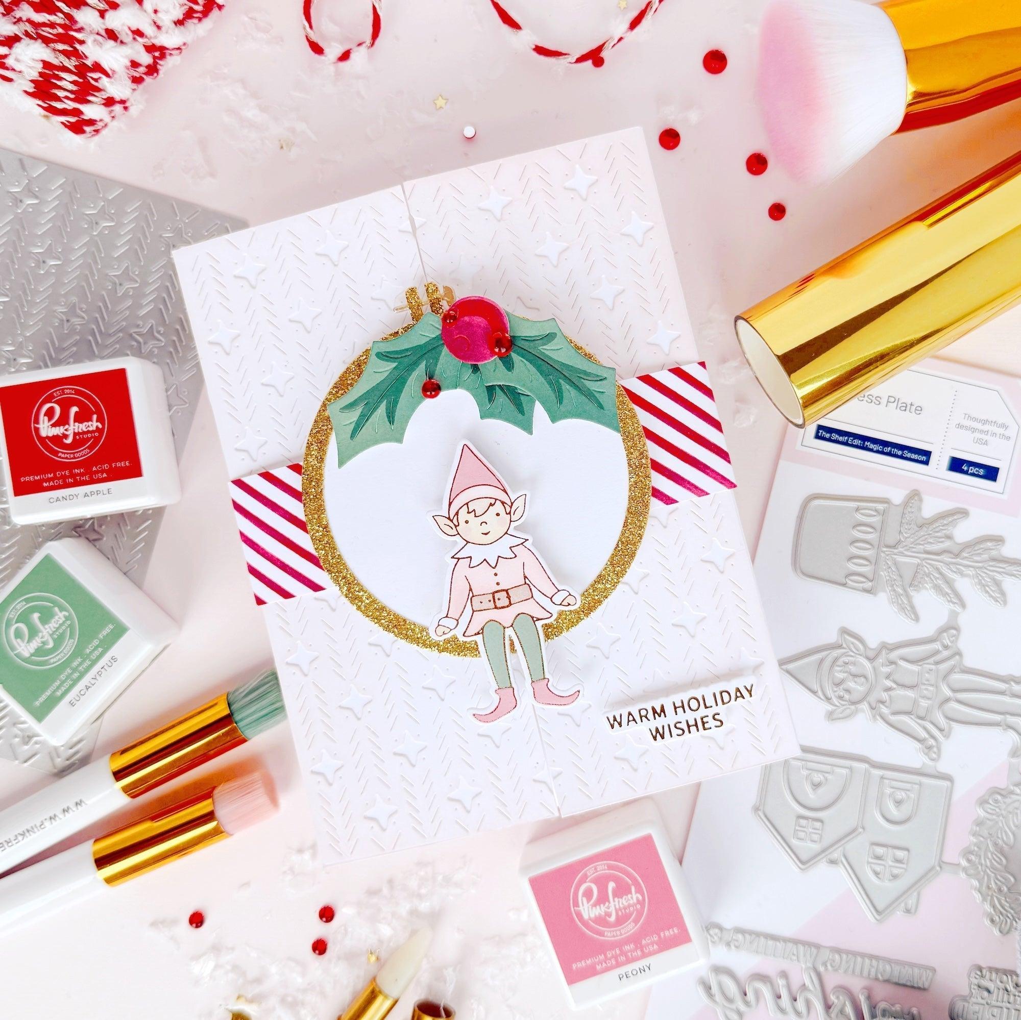 Pinkfresh Studio - Press Plates - The Shelf Edit: Magic of the Season-ScrapbookPal
