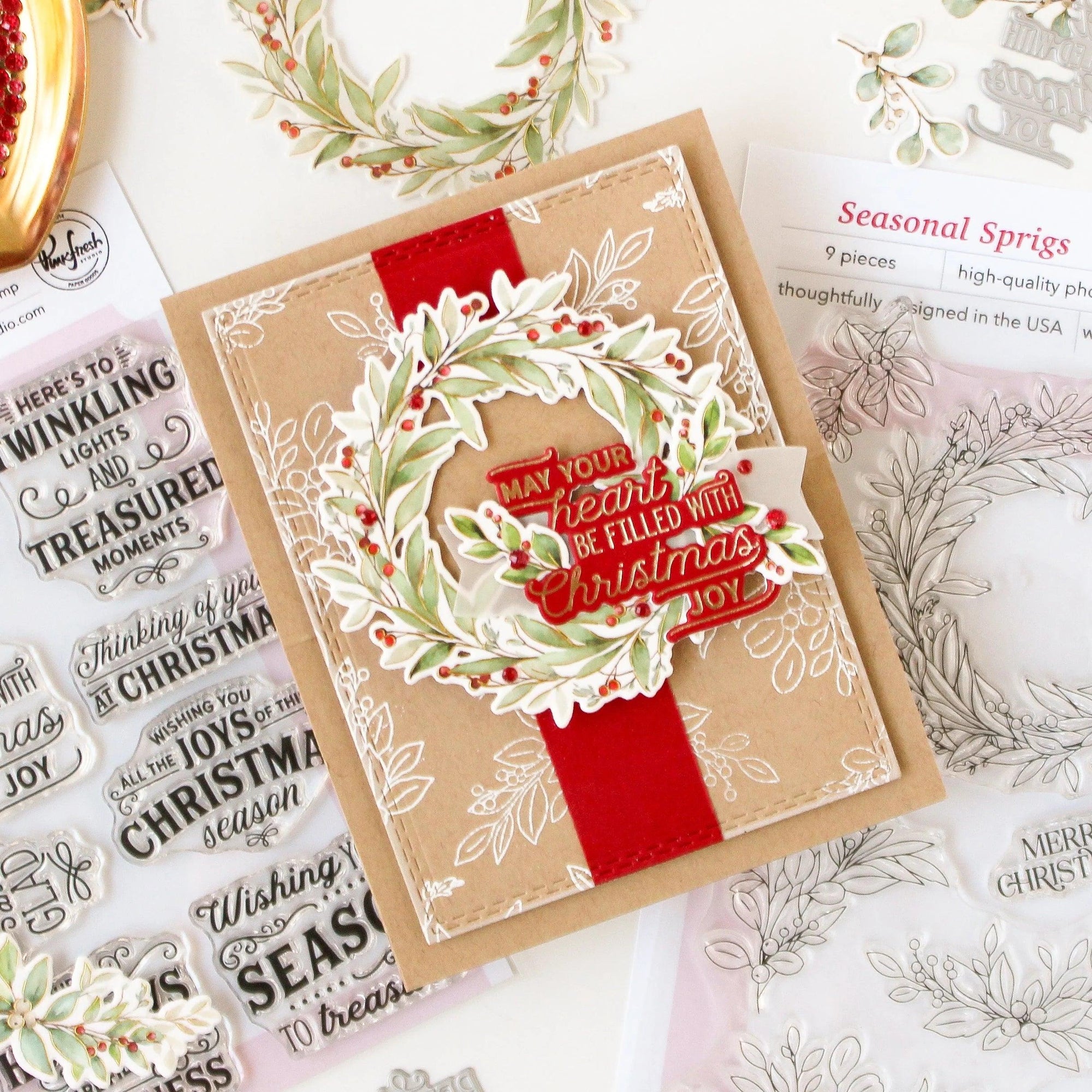 Pinkfresh Studio - Dies - Treasured Greetings-ScrapbookPal