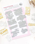 Pinkfresh Studio - Press Plates - Treasured Greetings-ScrapbookPal