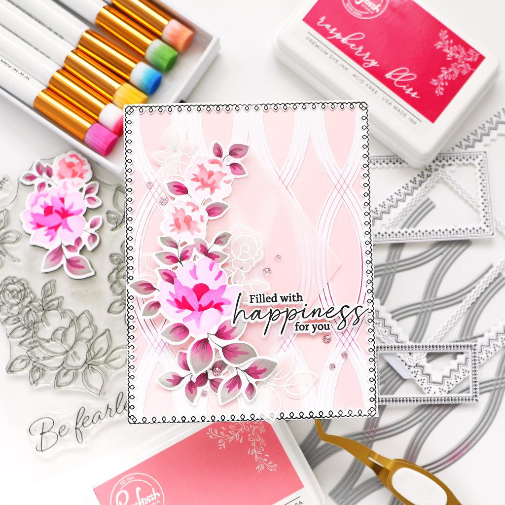 Pinkfresh Studio - Stencils - Be Fearless-ScrapbookPal