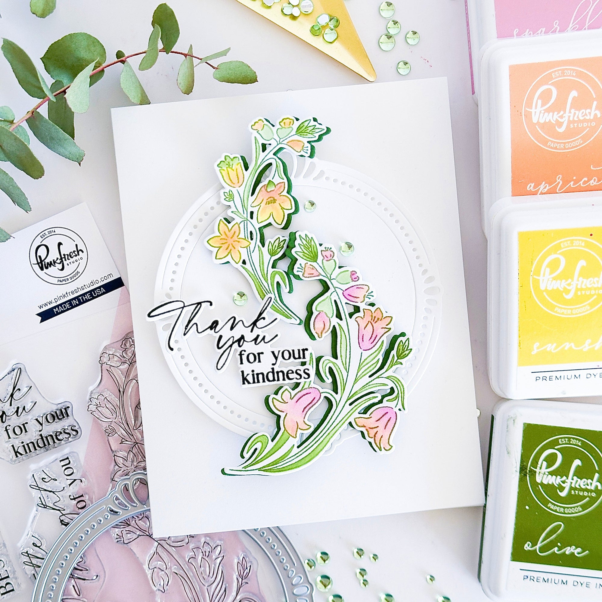 Pinkfresh Studio - Stencils - Beautiful Soul-ScrapbookPal