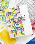 Pinkfresh Studio - Stencils - Block Party-ScrapbookPal